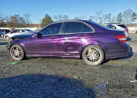 2011 Mercedes-Benz C 300 from USA, damaged, VIN WDDGF5EB1BR170425